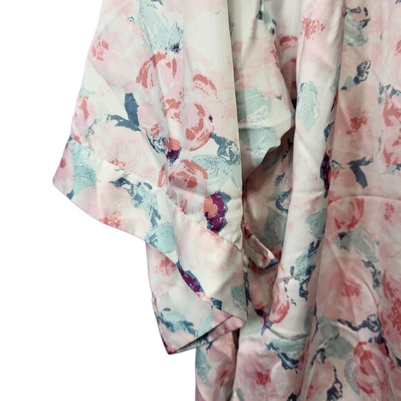 Icing Floral Belted Kimono Robe Size Small/Medium - Picture 9 of 11